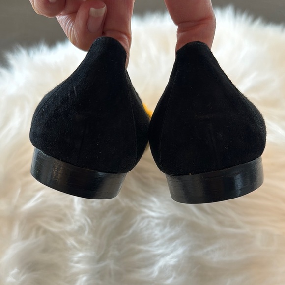 NWOT Vintage Enzo Albanese Roma Gold Coin Suede Embellished Flats size EU 36.5 - Picture 6 of 12